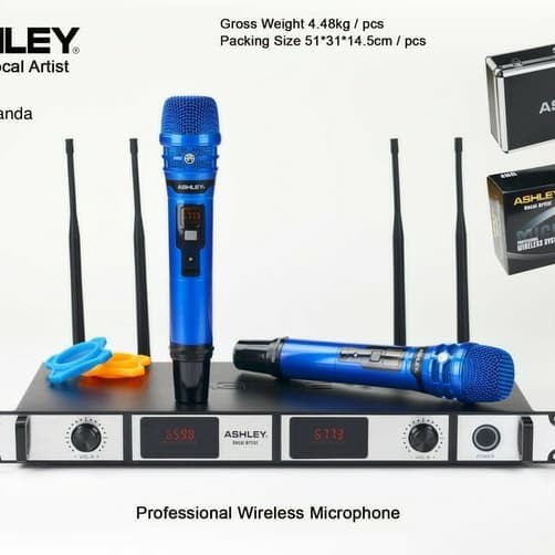 MIC WIRELESS ASHLEY VOCAL ARTIS ORIGINAL free koper