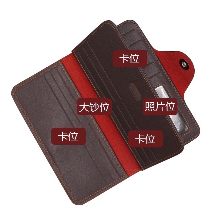 ORIGINAL MENBENSE 777-2 DOMPET PANJANG TEBAL KULIT PU BANYAK SLOT KARTU