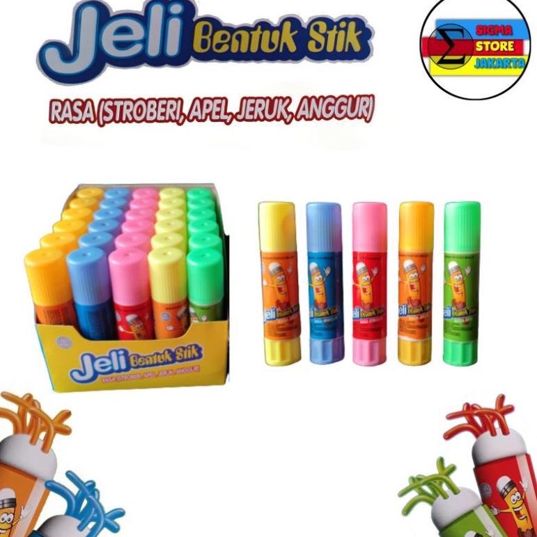 

PROMO MURAH Permen Jeli / Jelly Jadul Bentuk Stik Aneka Rasa Buah [Eceran] ! 854