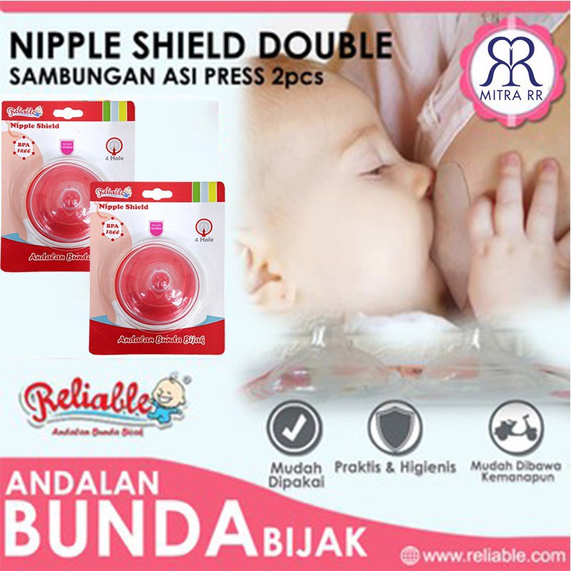 Nipple Shield Sambungan ASI Press Reliable – Sambungan Puting