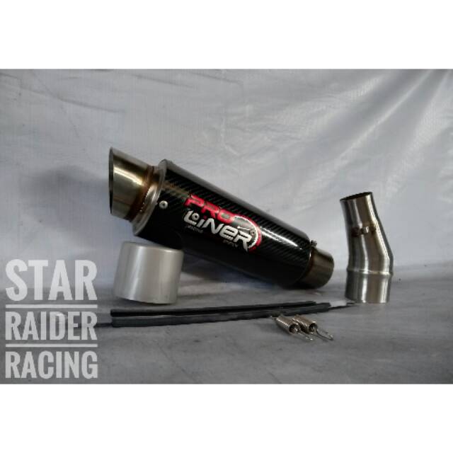 KNALPOT PRO LINER DAN SLIP ON Ninja 250 (R/Fi/RR Mono) Z250/Z250sl R25 MT25 CBR250RR CBR 150 CB150R