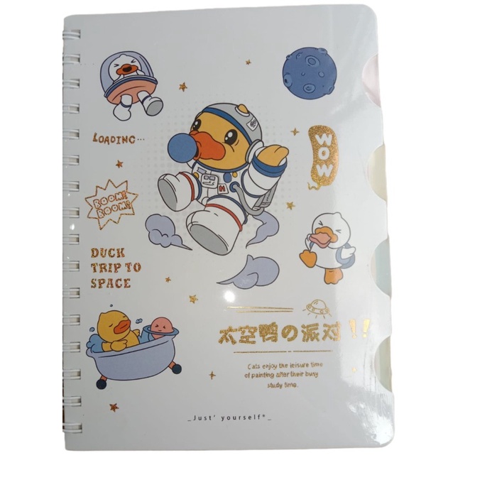 

HJK A5-2020-5 Agenda/Diary Notebook Duck Trip To Space (pcs)