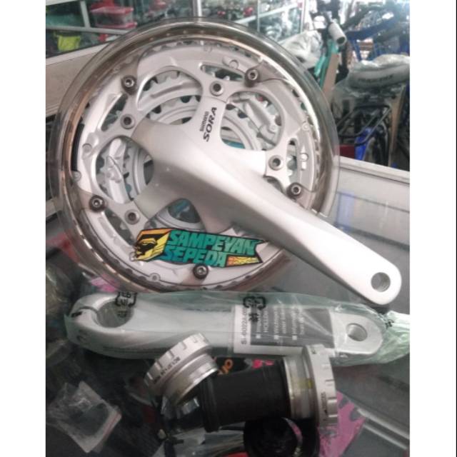 Crank Gir Depan Shimano Sora 50-39-30T HT2 Hollowtech 2 FC3403