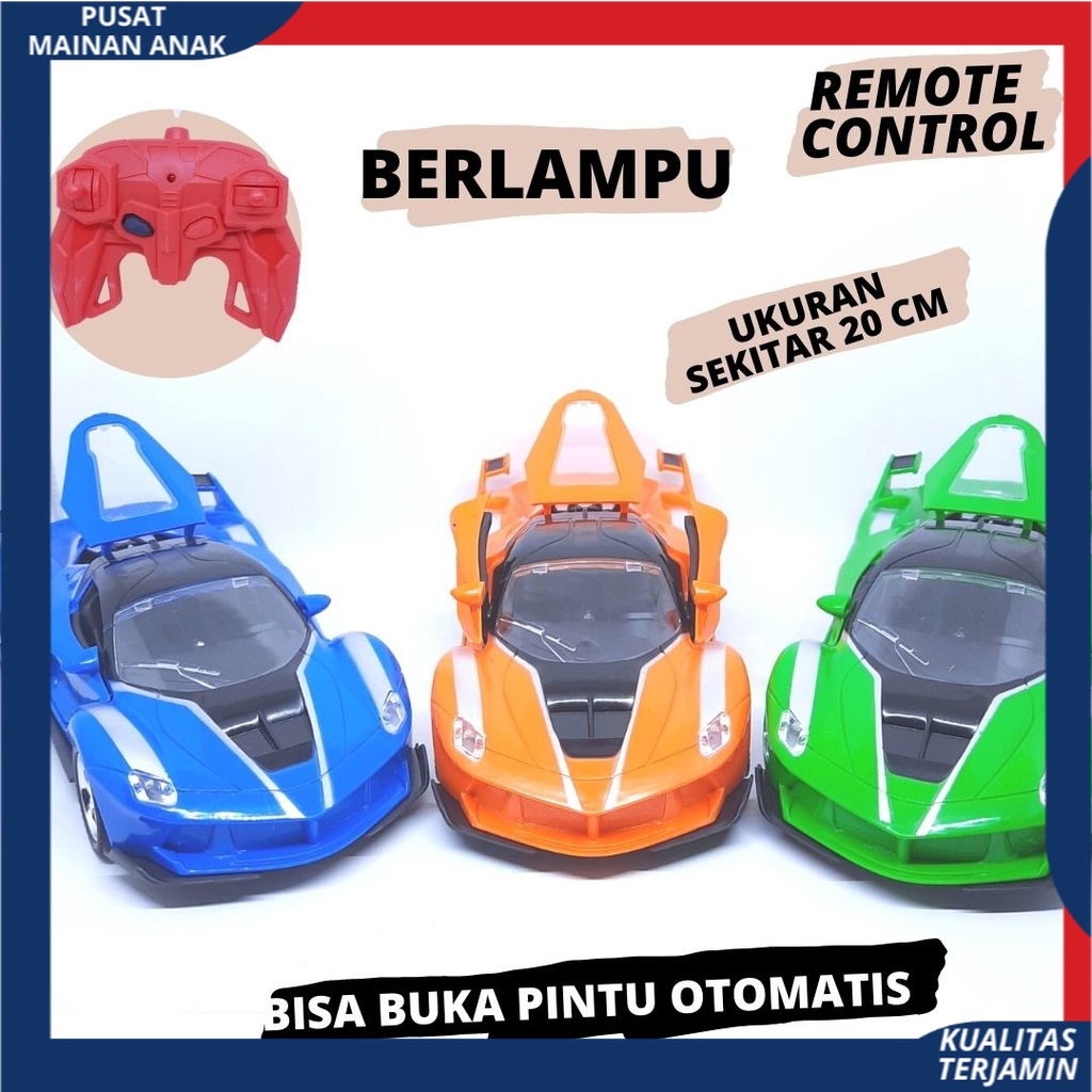 Mobil Remote Control Sedan POLISI Bisa Buka Pintu Rc Car Lambogini | Mainan Anak Kado Ulang Tahun