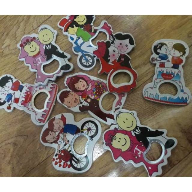 Souvenir bukaan botol wedding