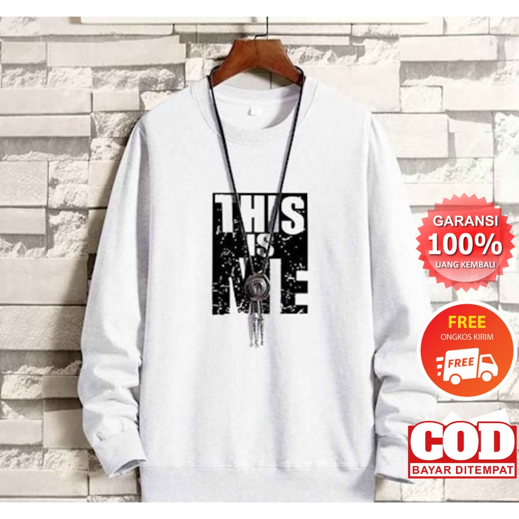 Swetwr Sweeater Swuiter Suiter Sueter Swter Swweter Swuter Swrater Crewnek Pria Wanita Cewek Cowok D