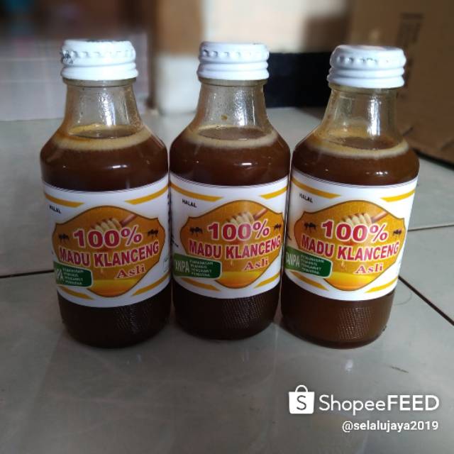 

Madu Klanceng Asli 100%