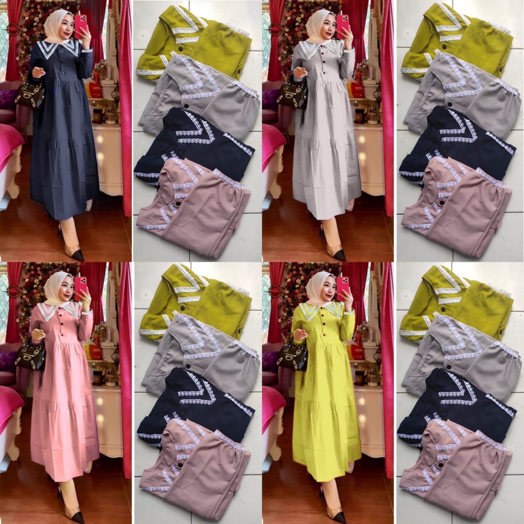 PAKAIAN MUSLIM MAXI DRESS VERONA DMR