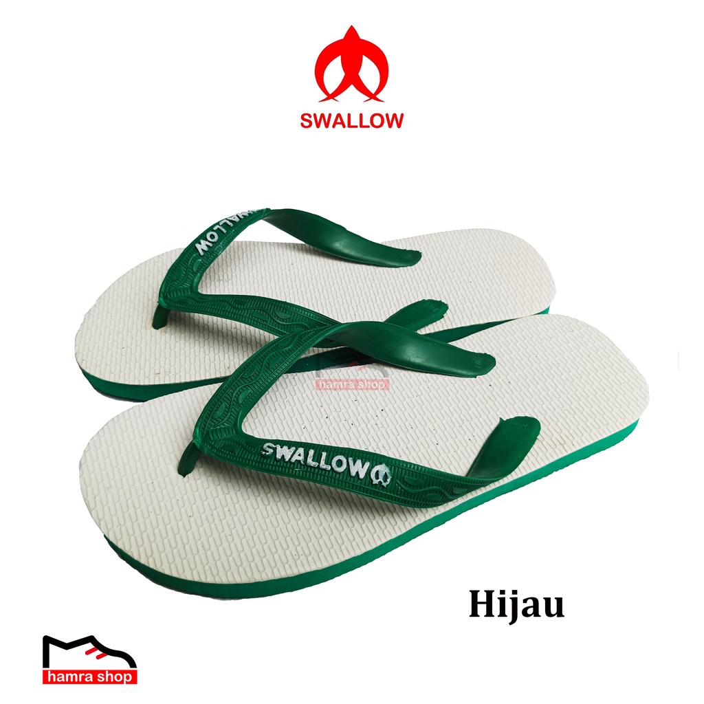 Sandal Jepit Swallow Telapak Putih Klasik