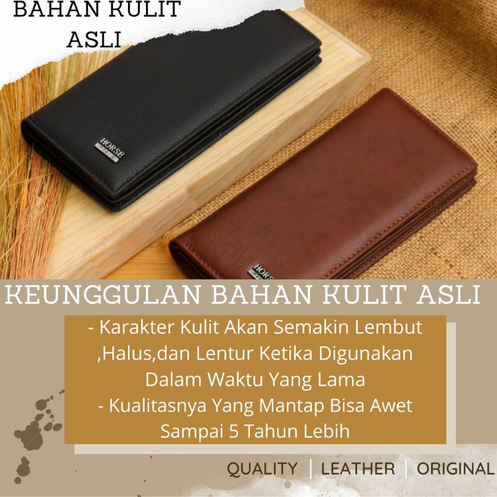 6.6 Shopee Belanja Gratis!! Dompet panjang kulit sapi asli Dompet kulit asli panjang Dompet kulit panjang dompet panjang IMP75