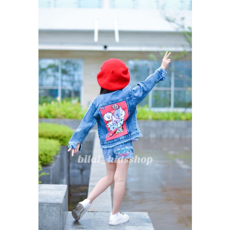 JAKET  BTS ANAK PEREMPUAN