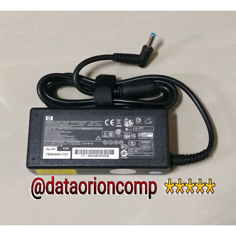 Adaptor Charger HP 19.5V 3.33A DC 4.5*3.0 mm Blue Pin for HP Compaq 14-V043TX 14-AM508TU 14-AF118AU Envy 14  pavilion 15