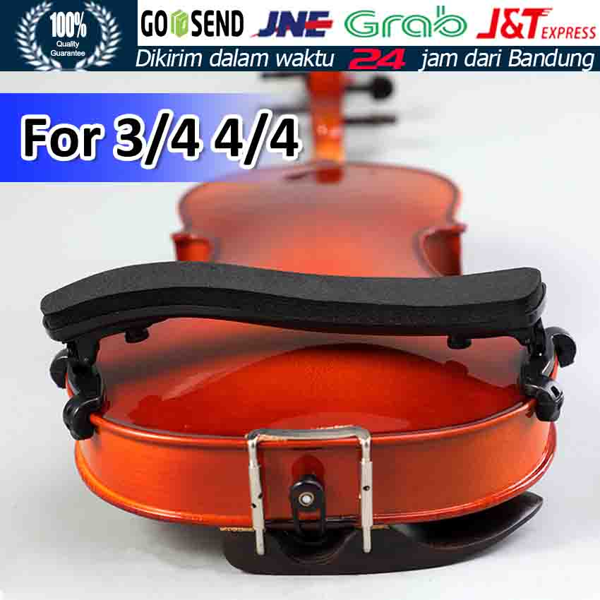 Adjustable Shoulder Rest Biola Besi Plastik (4/4 - 3/4) Violin Neck Rest Pundak