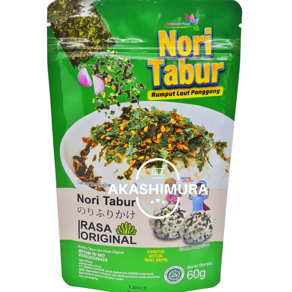 

Nori Tabur Rumput Laut Panggang - Original - 60gr