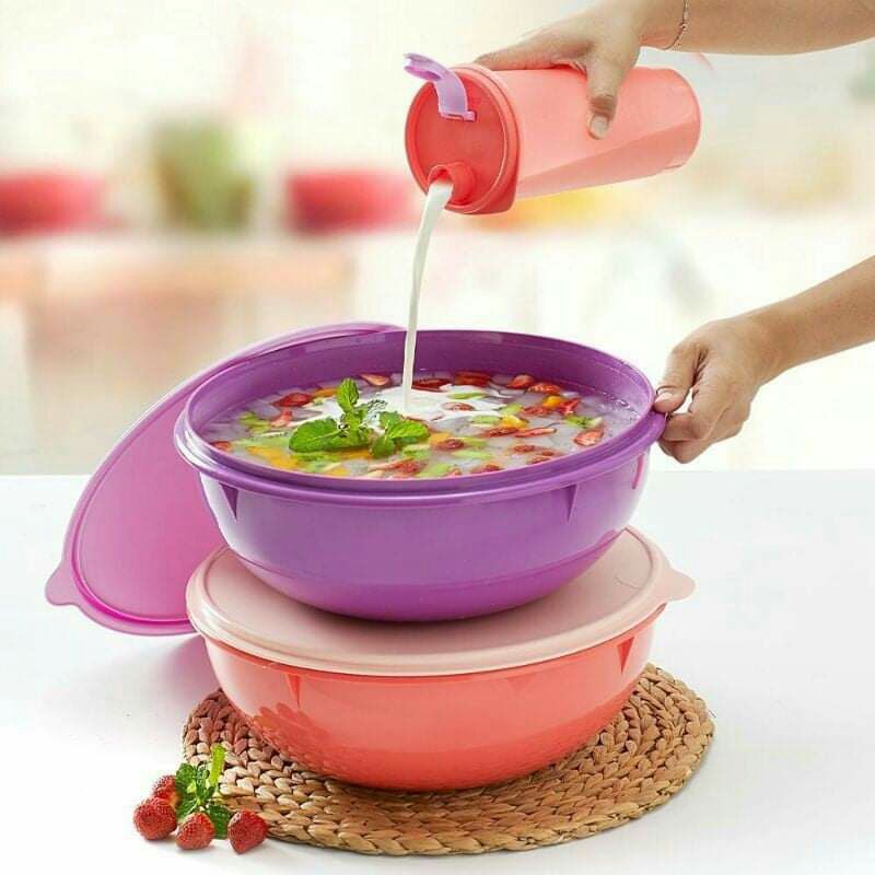 Fix N Mix Set free Slim line mangkuk besar bertutup wadah sayur