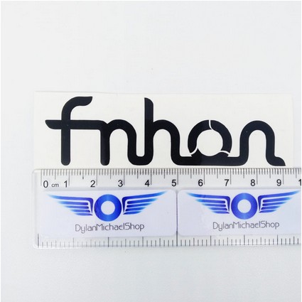 Cutting sticker sepeda fnhon gust stiker mobil motor helm