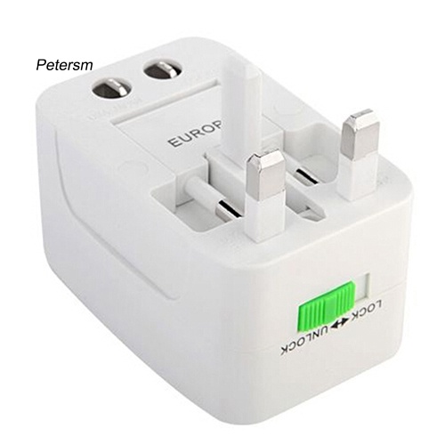 Adapter Power Charger Universal All In One Internasional Au / Uk / Us / Eu Untuk Travel