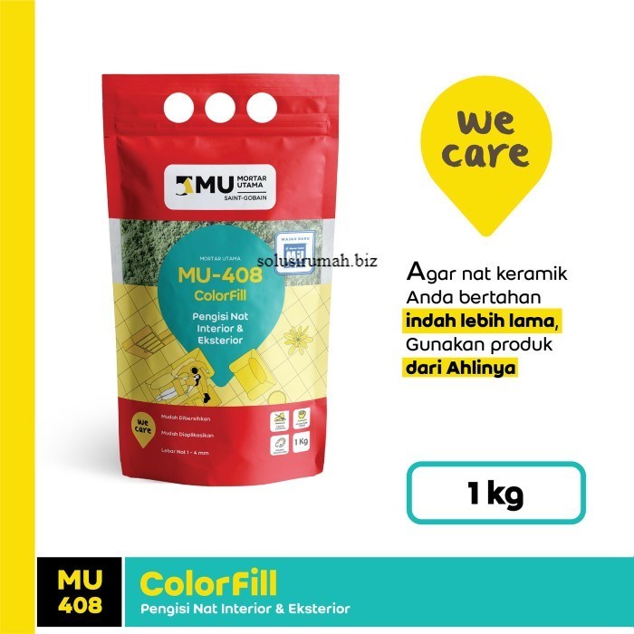 Mortar Utama MU408 / sika ColorFill Pengisi Nat Keramik 1Kg mu 408 PILIH