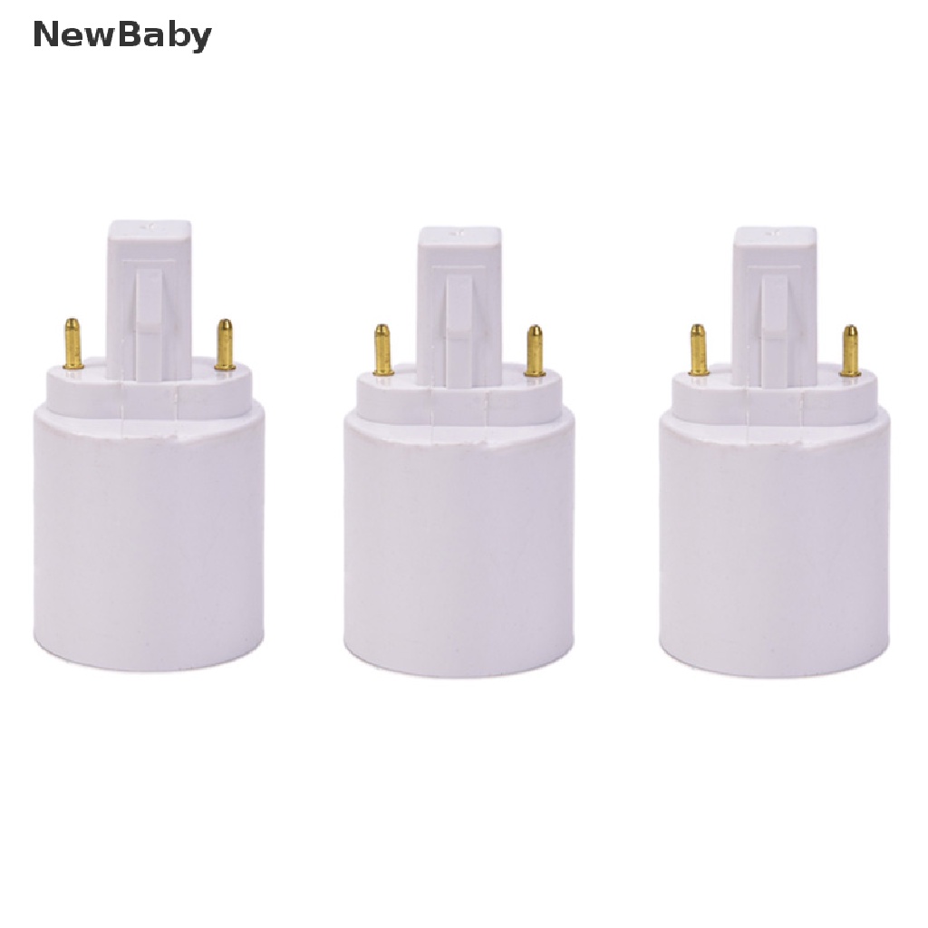 Newbaby Adapter Konverter Fitting Bohlam Lampu Halogen LED G23 Ke E27 E26