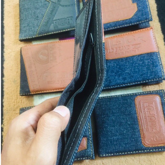 [antonHilmanto] dompet lipat bahan denim murah meriah #dompet #dompetpria #dompetcowok #dompetlipat