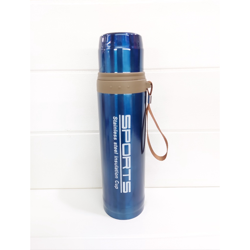 TERMOS VACUUM FLASK CUP STAINLESS STEEL SPORTS UK. 800ML / TERMOS AIR PANAS &amp; DINGIN