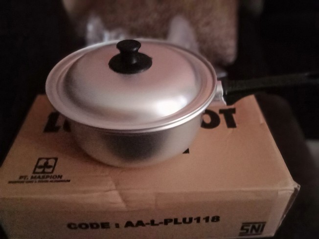 Maspion Panci Rebus Air / Mie / Panci Jawa 16 / 18 Cm Fitri / Susu / Happy Pot Masak Sayur Alumunium Djawa Biasa Gagang Tebal Tutup Perebus Murah