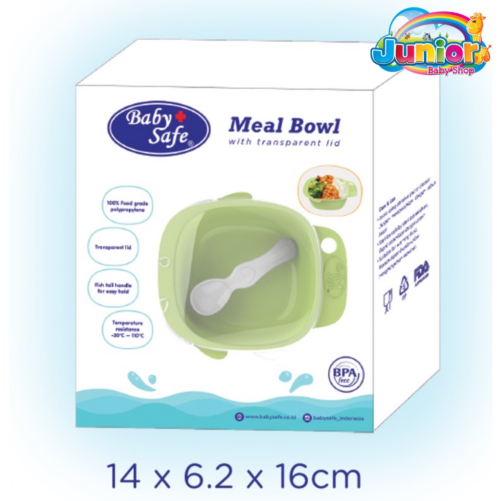 Baby Safe B356 Meal Bowl with Transparent Lid