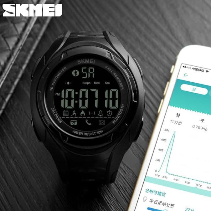 Smart Watch SKMEI 1316 Bluetooth Pedometer Smartwatch - 50M Waterproof