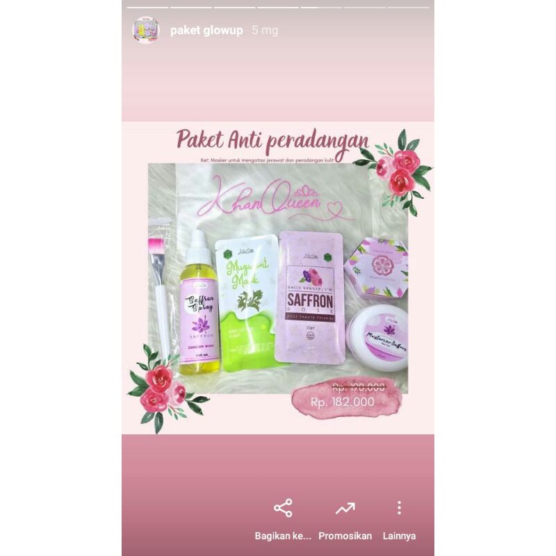 Paket skincare murah/Skincare Alami /khanqueen.id/Skincare BPOM