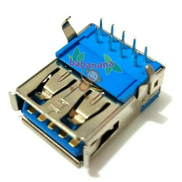 USB 3 Type A Female Connector Jacks Socket PSB Mount