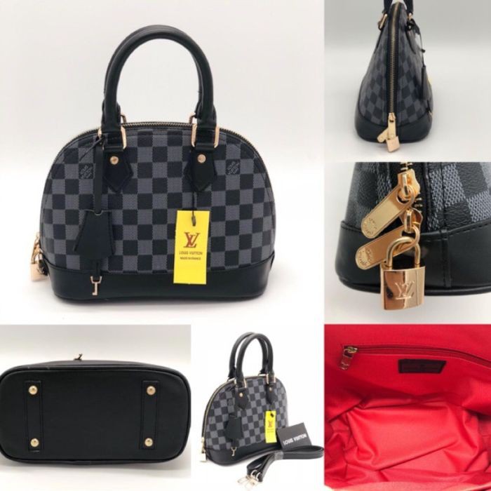 TAS ORDINARY LV ALMA CATUR BLACK 25CM