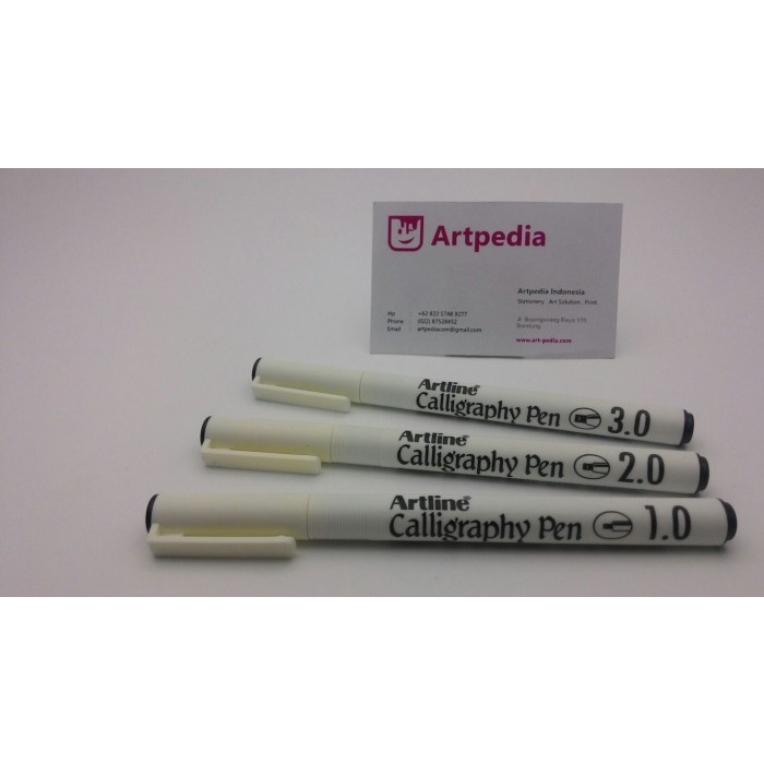 

kaligrafi-perlengkapan- artline calligraphy pen / pulpen kaligrafi - 1.0 -perlengkapan-kaligrafi.