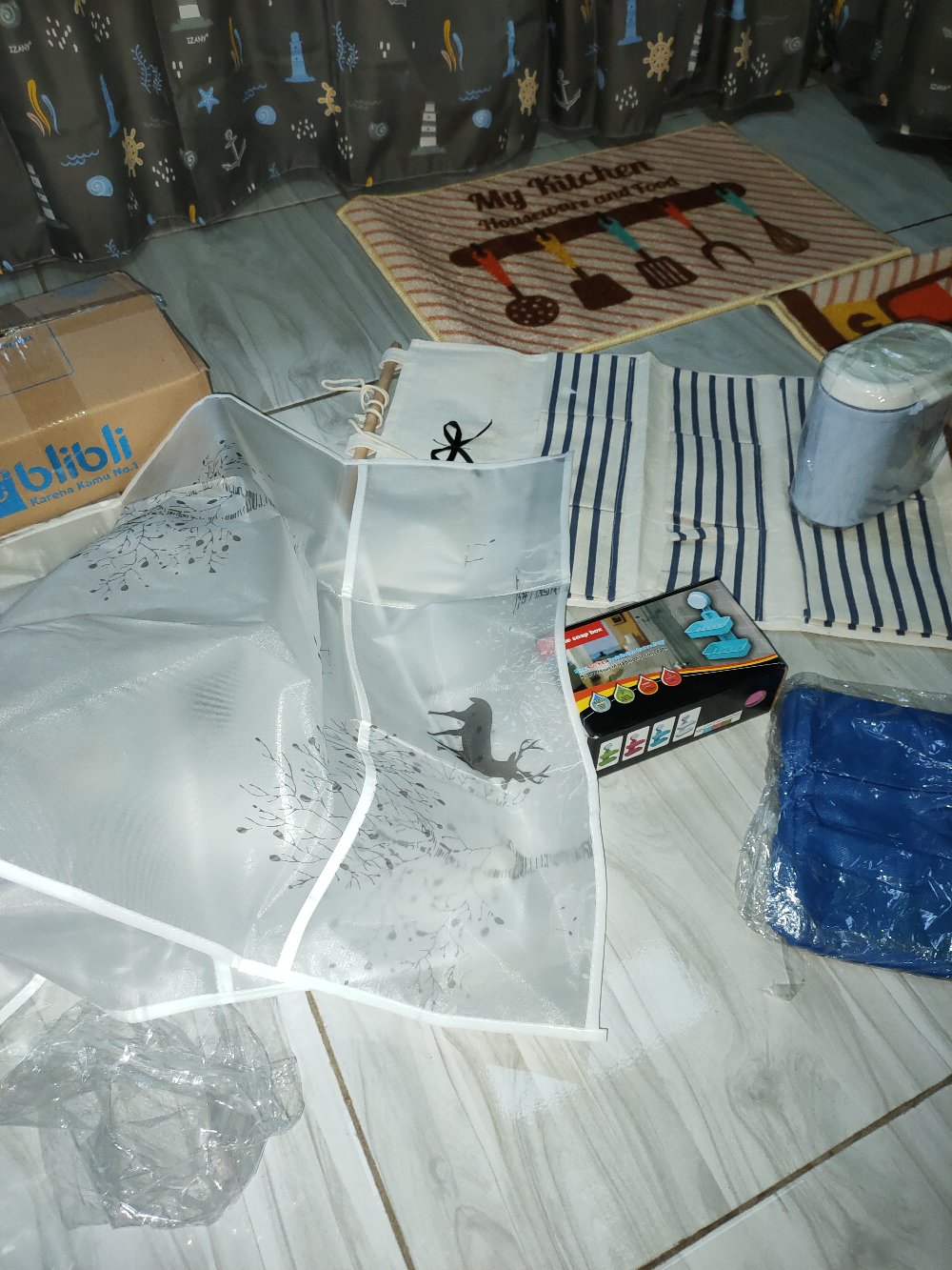 Large Tempat Kotak Penyimpanan Susu Bubuk Toples Portabel Sealed