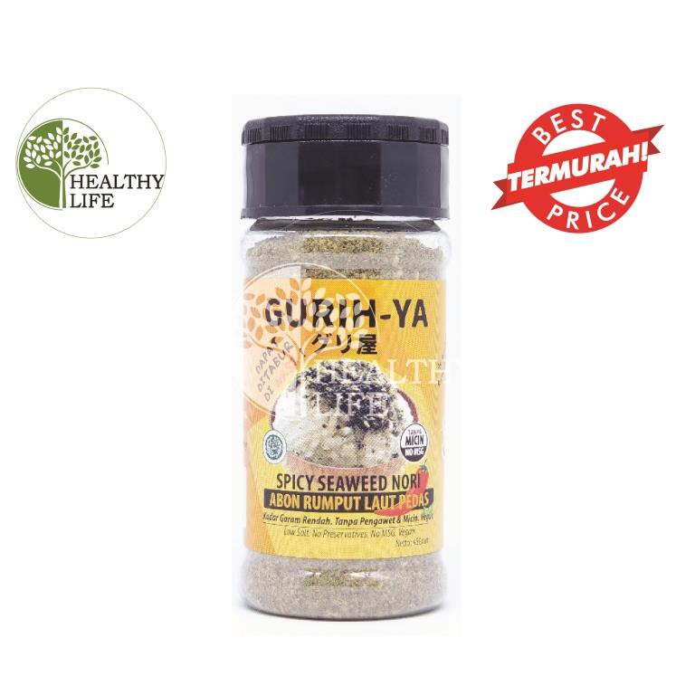 Gurih Ya Seaweed Nori Seasoning (Abon  Rumput Laut) Botol 45gr