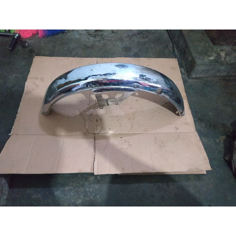 Spakbor slebor depan Honda GL 100 original copotan