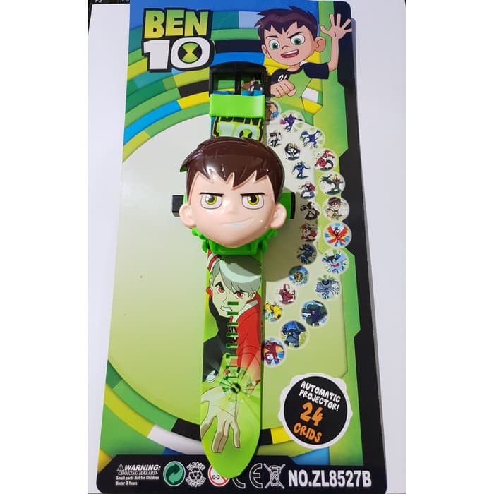 Jam Tangan Proyeksi Kepala Besar Motif Ben10 Ben 10 / Jam Proyektor Ben10