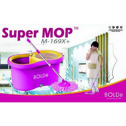 Alat Pel Super MOP BOLDe M-169X PLUS (+) | Botol Pewangi &amp; Drainase