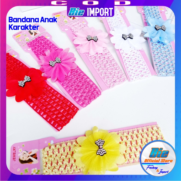 Bandana Anak Rajut Pita  Impor Best Seller