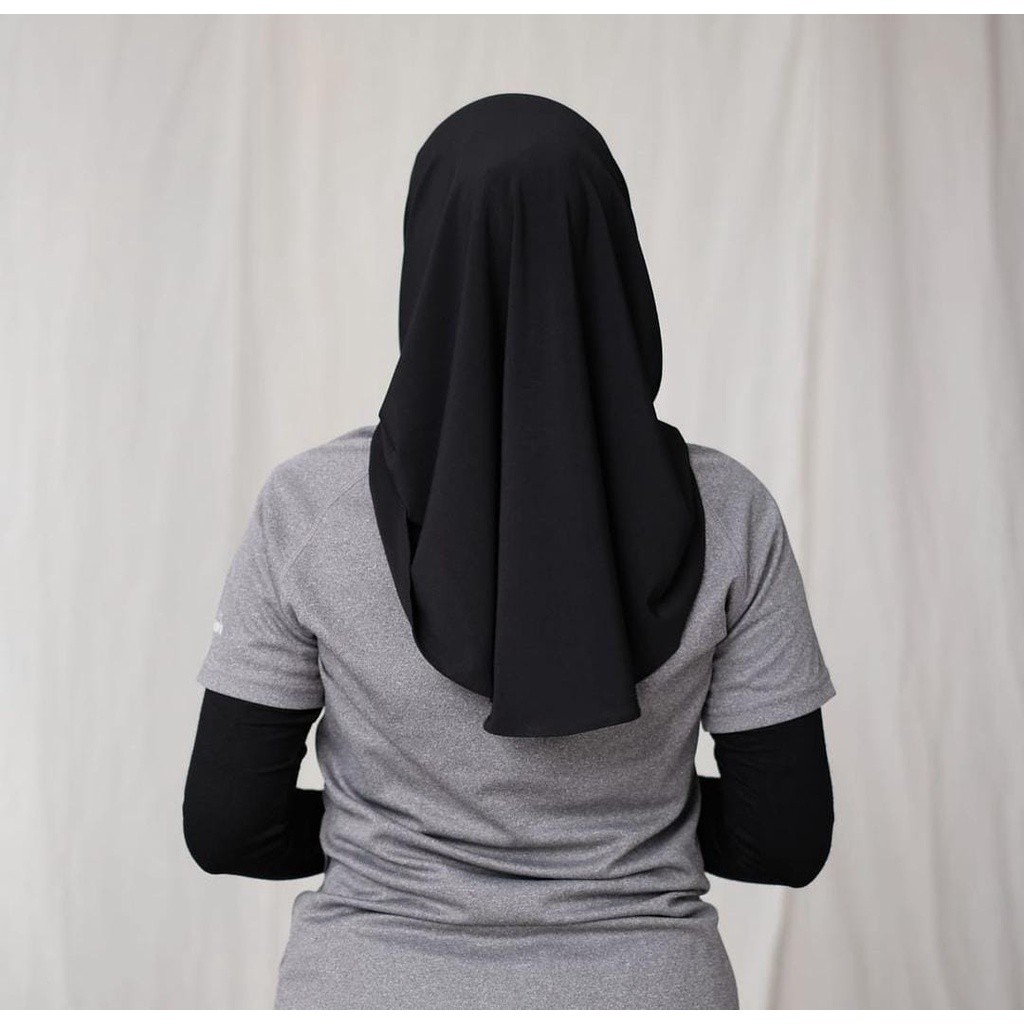 Hijab Jilbab Instan Volly Sport Olahraga Jersey Premium-2