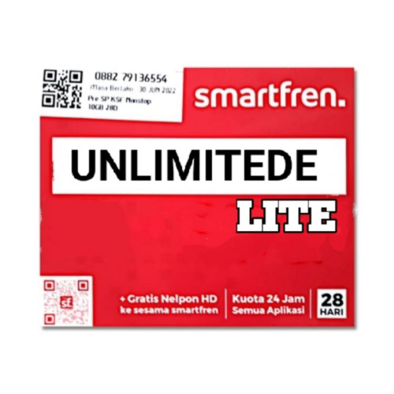 KARTU PERDANA SMARTFREN UNLIMITED LITE