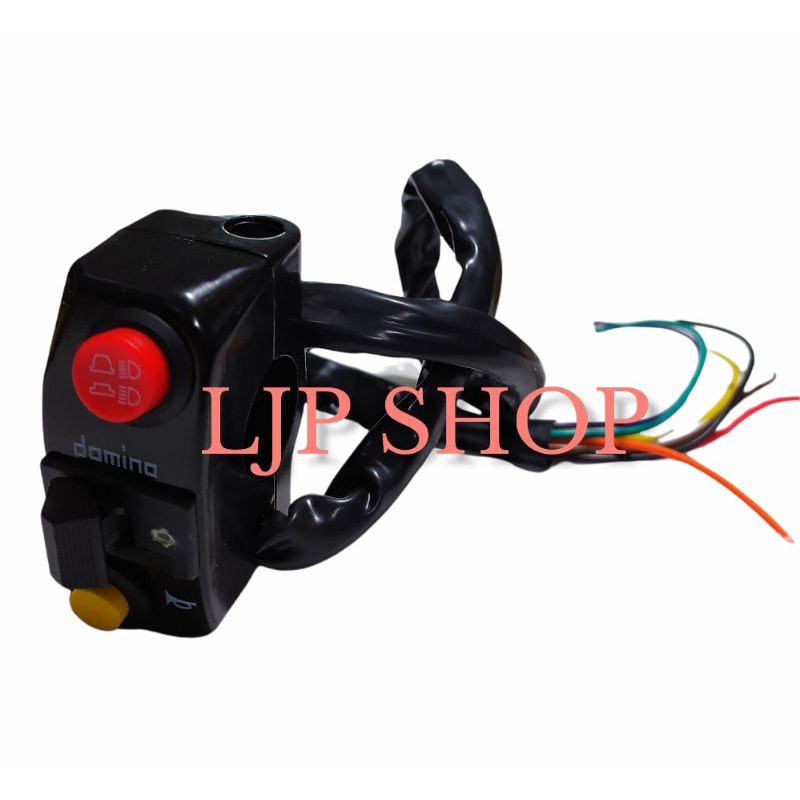 SAKLAR KIRI DOMINO BESI DOMINO LAMPU JARAK DEKAT JAUH SEN KLAKSON