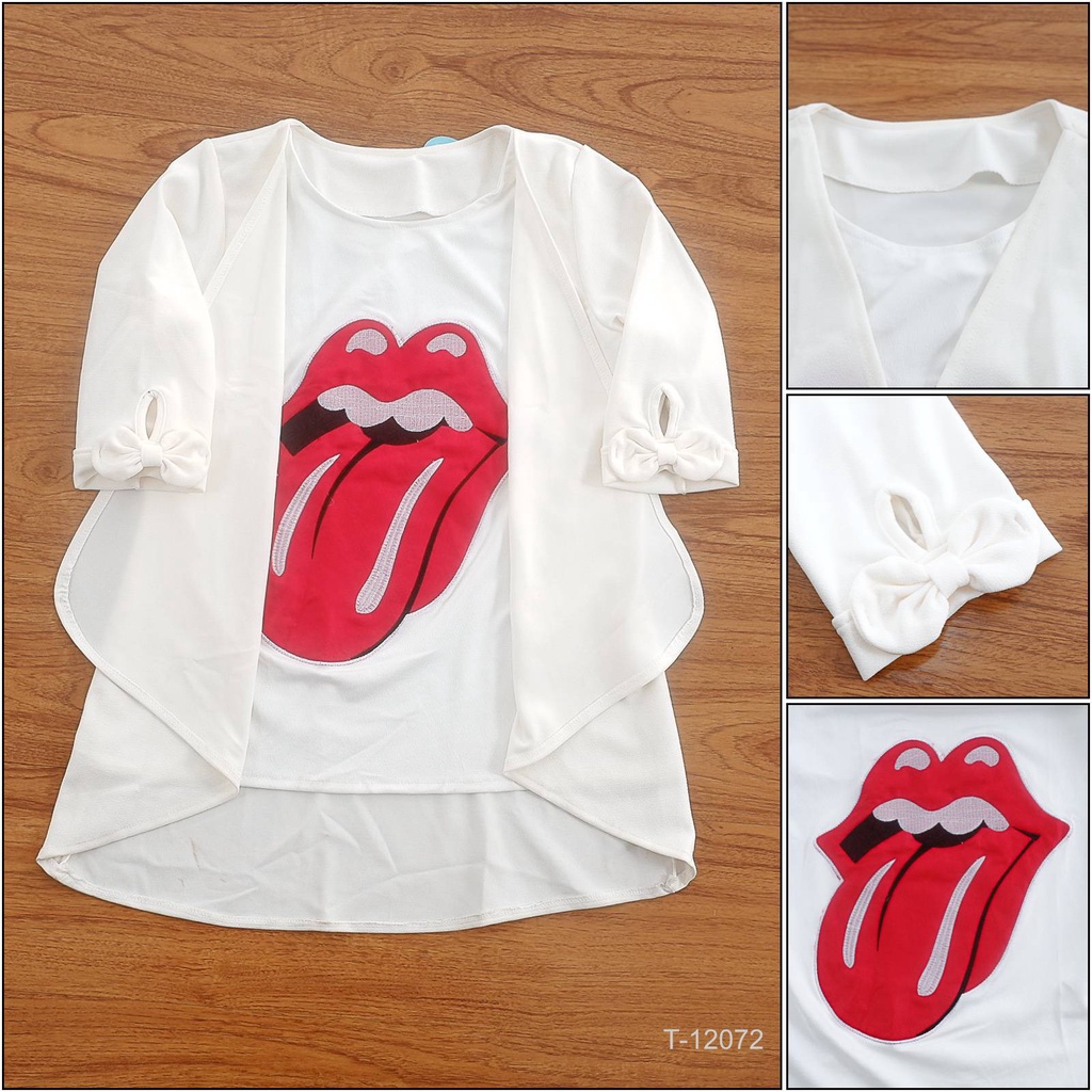 Atasan Cewek Lengan 3/4 Mizzle[T12072]