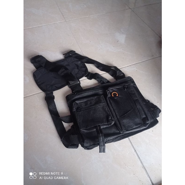 tas dada-tas sepeda-taa motor-tas tutup dada-chest bag-tas rompi dada bbc