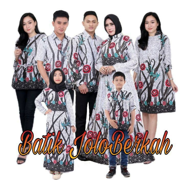 Diskon Promo Batik Couple Keluarga Sarimbit Sania Ruffle Batik Ori Ndoro Jowi Motif Ilalang Putih pBV5ao3HyVN1kjp