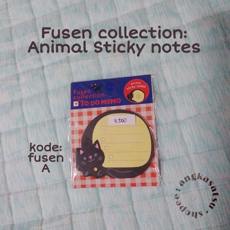 

Animal Sticky Notes Memo Pads Kertas Memo dan To Do List
