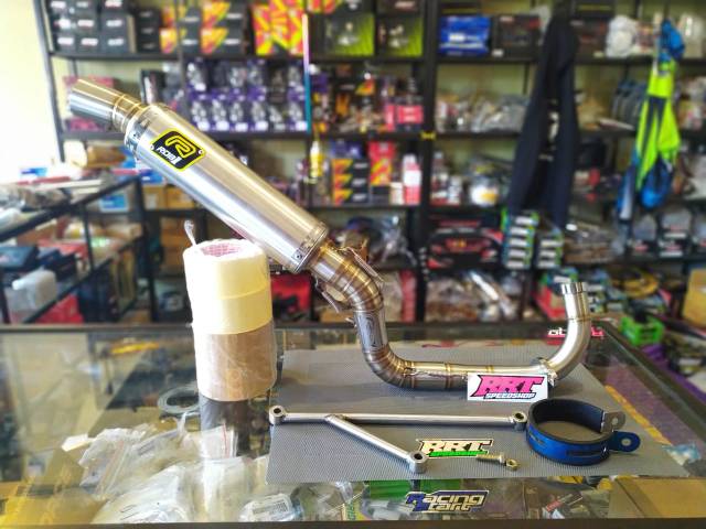 Knalpot ROB1 MATIC Mio 200cc DB 17 ROB 1 RACING stainless