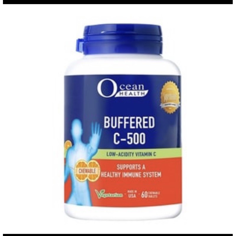 ocean health buffered C 500mg 60 tablets