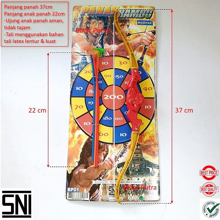 Jual MAINAN PANAH PANAHAN ANAK / MAINAN SENJATA / ARCHERY TOY ARROW BOW ...