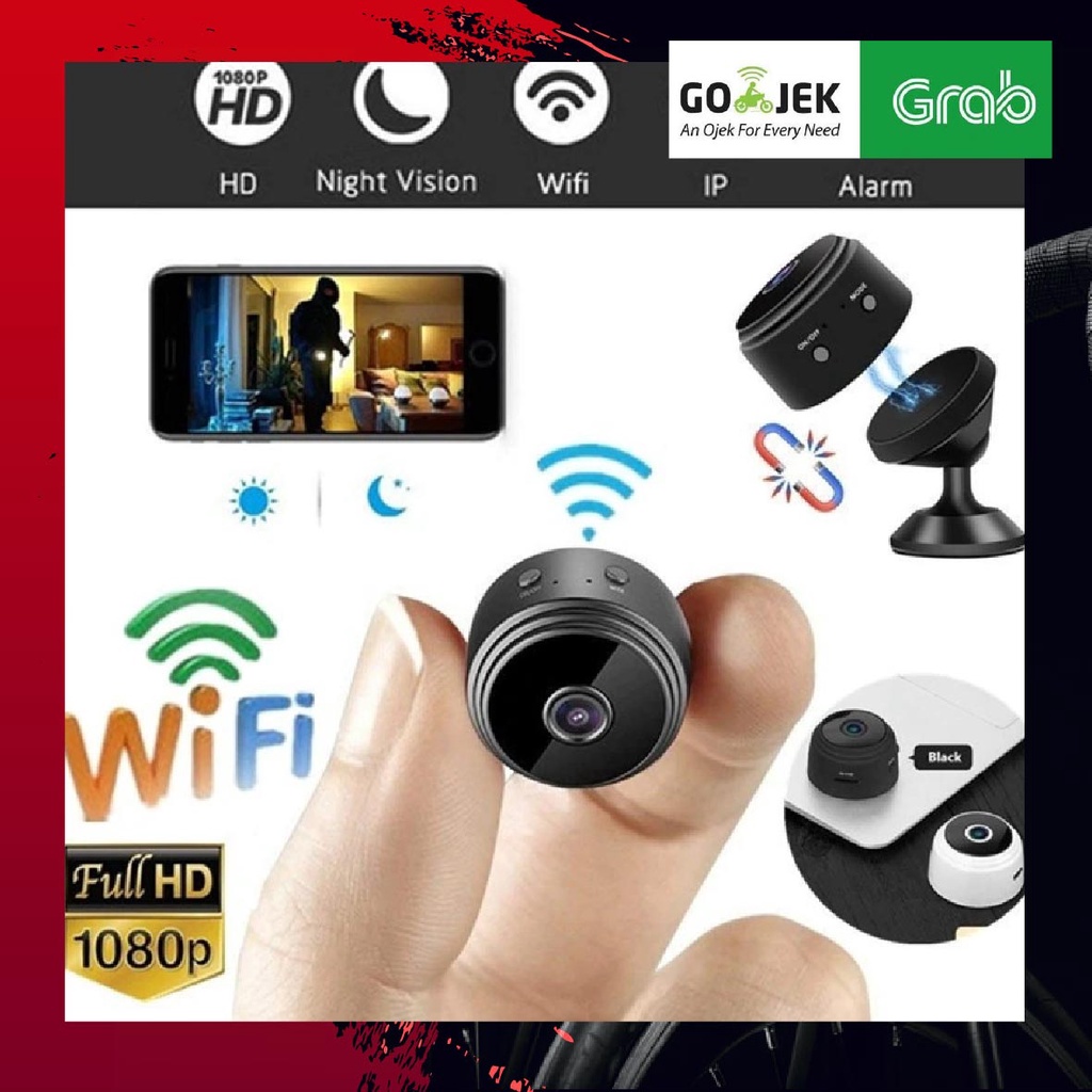 TERBARU MINI WIFI CCTV - MOUZYUAN IP Camera 1080P - A9