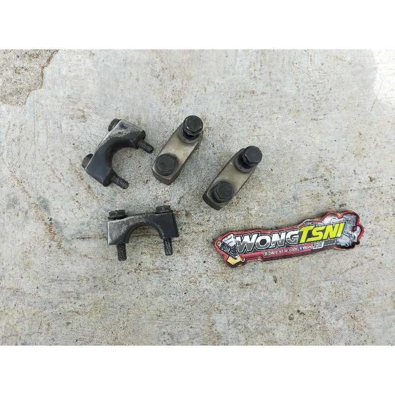 Klem stir Raiser dudukan stang Tiger revo tiger 2000 megapro primus gl pro Original